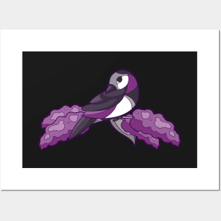 Pride Birds - Asexual, Demisexual, Grey-Asexual Posters and Art